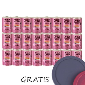 WILD FARM Pate Salmon 24x400g - bezlepkové krmivo pro kočky