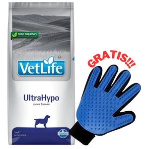 FARMINA Vet Life Dog Ultrahypo 12kg + hřebenová rukavice ZDARMA