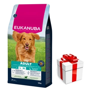 EUKANUBA Adult Large Breed Lamb&Rice 12kg + Překvapení pro psa