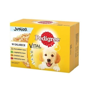 PEDIGREE Junior mix příchutí v želé 12x100g
