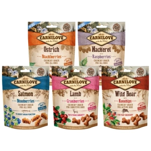 Carnilove Crunchy Snack Mix příchutí 5x200g