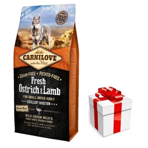Carnilove Fresh Ostrich Lamb Adult 6 kg + překvapení pro vašeho psa ZDARMA