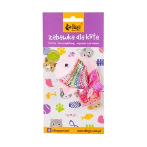 Hračka pro kočky DINGO plyšová ryba