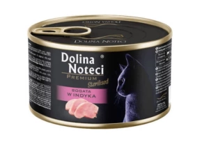 DOLINA NOTECI Premium Sterilised pro kočky s vysokým obsahem krůtího masa 185g