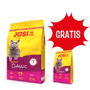 JOSERA JosiCat Classic Sterilised 10kg + JOSERA JosiCat Classic Sterilised 650g GRATIS !!
