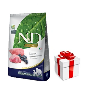 FARMINA N&D Prime canine LAMB & BLUEBERRY ADULT MEDIUM & MAXI 12kg + překvapení pro psa ZDARMA