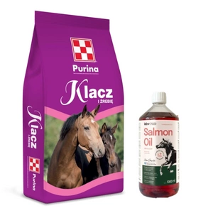 Purina Kobylka a hříbě 25kg + Lab-v Salmon Oil – 100% olej z lososa atlantického pro koně 1000 ml