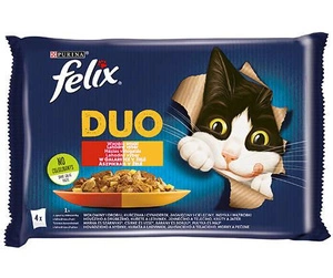 FELIX Duo Venkovské příchutě v želé 4x85g