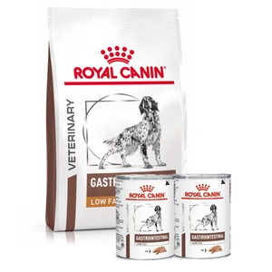 Royal Canin Veterinary Diet Dog Gastrointestinal Low Fat 12 kg + Royal Canin Veterinary Diet Gastro Intest Low Fat 2x420g