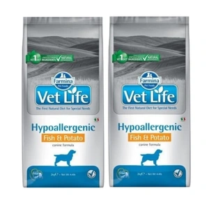 FARMINA Vet Life Dog Hypoallergenic Fish & Potato 2x2kg