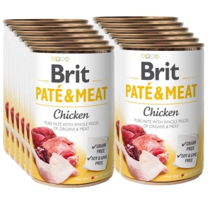 BRIT PATE &amp; MEAT CHICKEN 12x400g