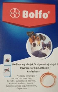 Bolfo obojek pro kočky a malé psy 38 cm