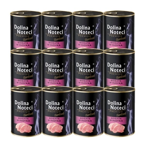 DOLINA NOTECI Premium pro sterilizované kočky s vysokým obsahem krůtího masa 12x400g