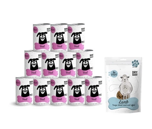 PEPE MONO PROTEIN Telecí 400g + Lio PEPE Jehněčí (jehněčí plíce) lyofilizovaná pochoutka 50g ZDARMA