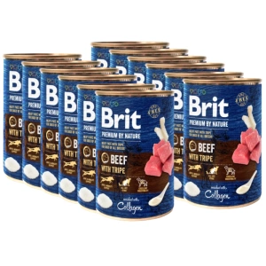 Brit Premium by Nature Beef with Tripe 12x400g SLEVA 2%