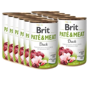 BRIT PATE &amp; MEAT DUCK 12x400g