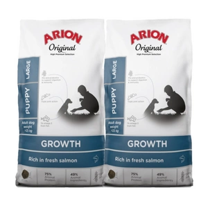 ARION Original Growth Salmon Puppy Large Breeds 2x12kg