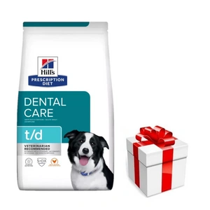 HILL'S PD Prescription Diet Canine t/d Dental Care 4kg + překvapení pro psa ZDARMA