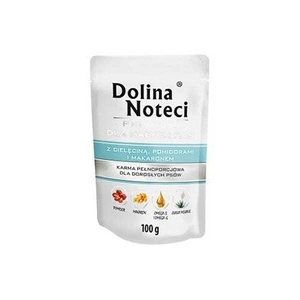 Dolina Noteci PREMIUM pro psy malých plemen s telecími rajčaty a těstovinami 12x100 g SLEVA 3%
