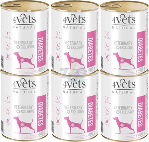 4Vets Dog Diabetes 6 x 400 g