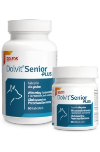 Dolvit Senior Plus - vitamíny a chelátově vázané minerály na míru starším psům