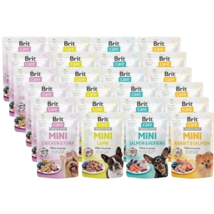 Brit Care Mini Mix příchutě filety v omáčce 24x85g