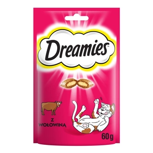 DREAMIES 60g - pamlsek pro kočky s lahodným hovězím masem