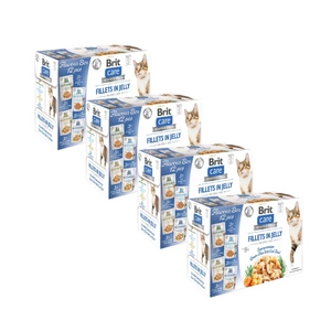 BRIT CARE Cat Fillets in Jelly mix 48x85g