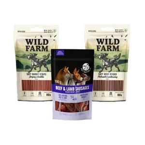 PetRepublic + Wild Farm pamlsky pro psy 160 g