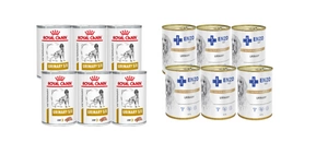ROYAL CANIN Urinary S/O 6x410g konzerva + ENZO VET Urinary 6x400g