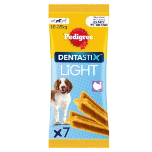Pedigree Dentastix Light Dental Chews Pamlsky pro psy středních plemen 7ks. - 98g
