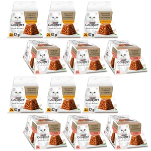 GOURMET Revelations Jemné kousky v želé Mix chutí 12x(2x57g)