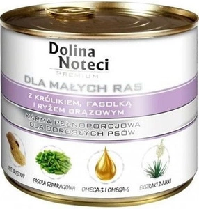 Dolina Noteci PREMIUM pro psy malých plemen s králíkem, fazolemi a rýží 185g