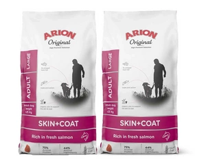 ARION Original Skin &amp; Coat Adult Salmon and Rice Large Breed 2x12kg