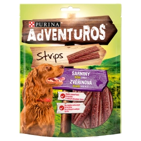ADVENTUROS Strips s příchutí zvěřiny 90g