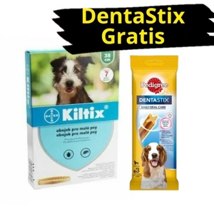 Kiltix Antiparazitní obojek 38 cm+ DentaStix ZDARMA