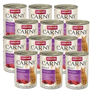 Animonda Carny Adult konzerva hovězí/jehněčí 12x400g