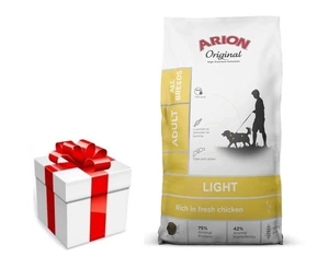 ARION Original Light Adult All Breeds 12kg + překvapení pro vašeho psa GRATIS