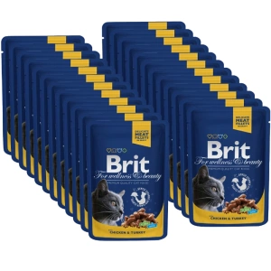 Brit cat Premium with Chicken & Turkey 24x100g