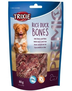 TRIXIE PREMIO Kosti s kachnou a rýží 80 g