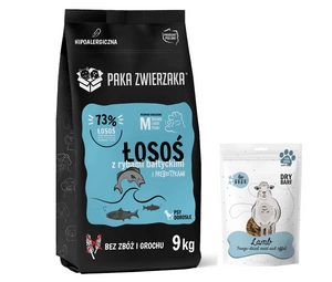 Paka Zwierzaka - Sedmé nebe - Losos a baltické ryby 9kg + Lio PEPE Jehněčí (jehněčí plíce) lyofilizovaná pochoutka 50g ZDARMA