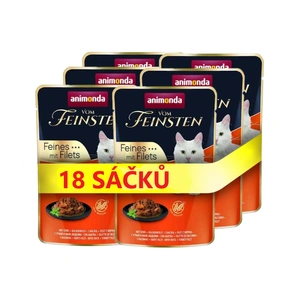 ANIMONDA Cat Vom Feinsten Adult kachní + krůtí filé 2x85g kapsička