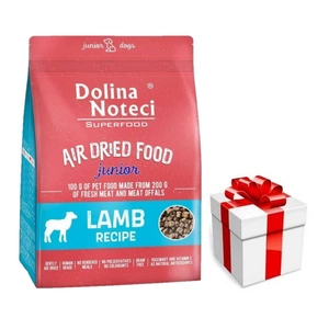 DOLINA NOTECI Superfood Junior dish with lamb - sušené krmivo pro psy 5kg + překvapení pro vašeho psa ZDARMA
