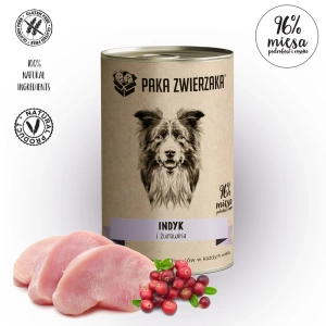 Paka Zwierzaka krůta s brusinkami (400g)