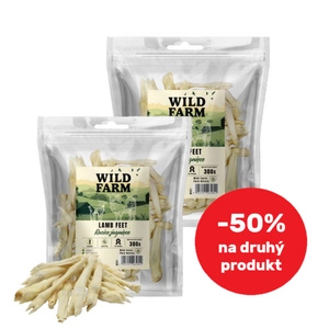 WILD FARM jehněčí kopýtka 2x300g pamlsky pro psy