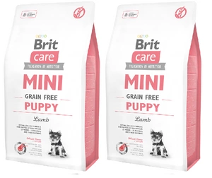 BRIT CARE Mini Grain-Free Puppy Lamb 2x7kg SLEVA 3%