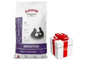 ARION Original Sensitive Large Breeds 12kg + překvapení pro vašeho psa ZDARMA