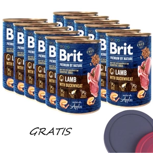 Brit Premium by Nature Lamb With BUCKWHEAT 12x400g SLEVA 2%