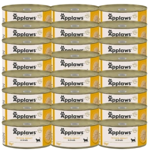Applaws Cat Kuřecí prsa 24x156g konzerva