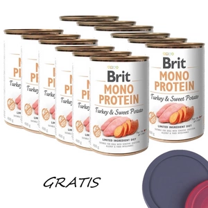BRIT MONO PROTEIN TURKEY & SWEET POTATO 12x400g